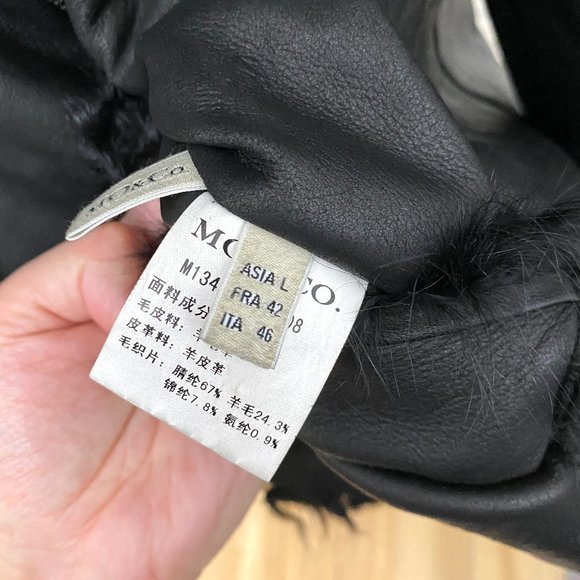 Mo & Co Women's Winter Sheep Skin Leather Jacket/Coat - Picture 12 of 16